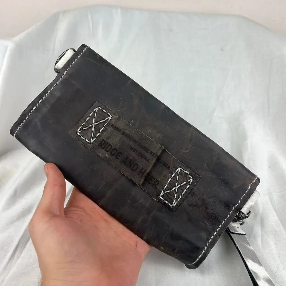 Ridge and Holler black Leather Wallet